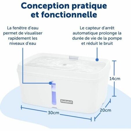 Fontana per Animali Domestici PetSafe Bianco