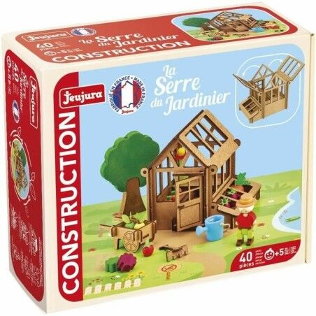 Set di Costruzioni Jeujura The Gardener's Greenhouse