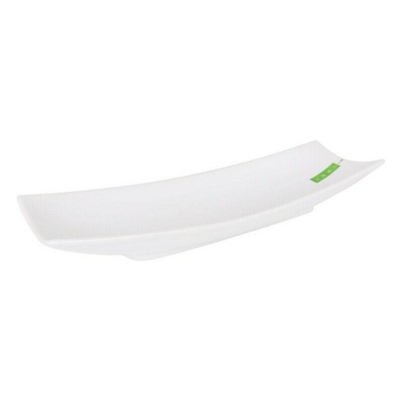 Vassoio La Mediterránea Yummy Bianco Porcellana 35,3 x 12 x 5 cm (35,3 x 12 x 5 cm)