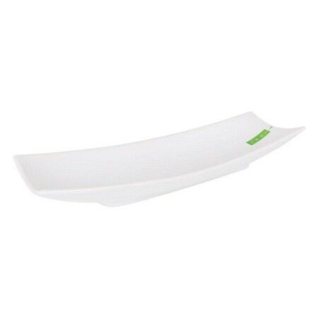 Vassoio La Mediterránea Yummy Bianco Porcellana 35,3 x 12 x 5 cm (35,3 x 12 x 5 cm)