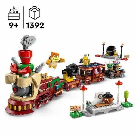 Set di Costruzioni Lego 71437 Bowser's Express Train Multicolore 1392 Pezzi