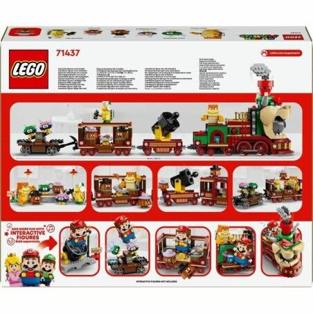 Set di Costruzioni Lego 71437 Bowser's Express Train Multicolore 1392 Pezzi