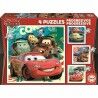 Puzzle Educa Cars (4 Unità)