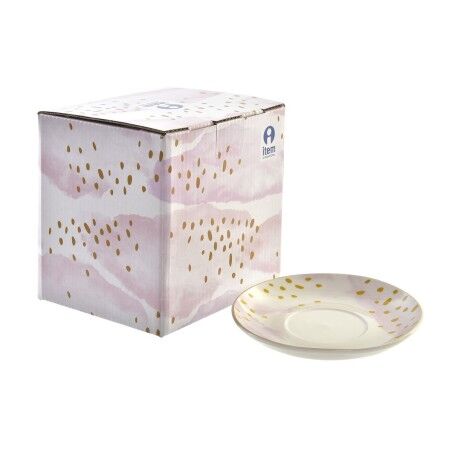 Teiera DKD Home Decor Cristallo Porcellana Rosa Trasparente Bianco Verde (2 Unità)