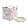 Teiera DKD Home Decor Cristallo Porcellana Rosa Trasparente Bianco Verde (2 Unità)