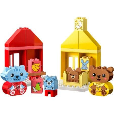 Set di Costruzioni Lego 10414 Daily Routines: Eating & Bedtime Multicolore