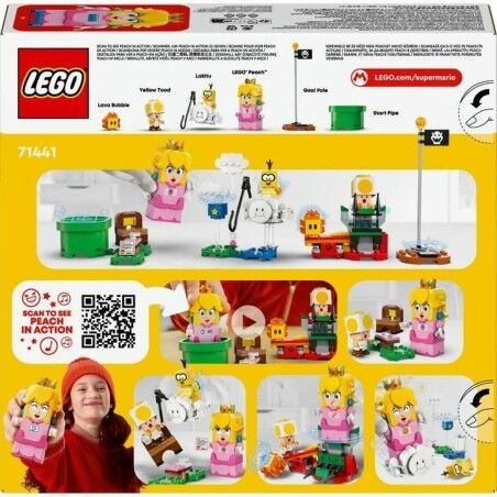 Set di Costruzioni Lego 71441 LEGO Peach's Adventures Interactive Princess Toy Multicolore