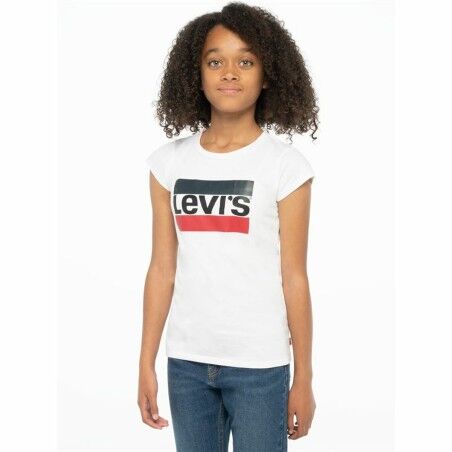 Maglia a Maniche Corte Bambino Levi's Sportswea Bianco
