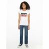 Maglia a Maniche Corte Bambino Levi's Sportswea Bianco
