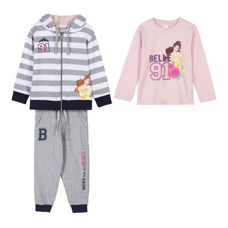 Tuta da Bambini Disney Princess Grigio Tuta da Bambini Disney Princess Grigio