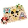 Puzzle di Legno per Bambini Disney + 2 Anni 5 Pezzi (12 Unità)
