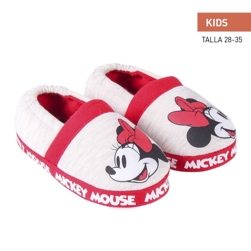 Ciabatte da casa Minnie Mouse Grigio chiaro Ciabatte da casa Minnie Mouse Grigio chiaro