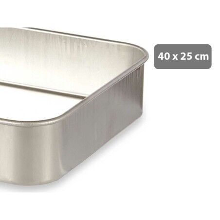 Pentola per arrosto Kinvara 100153 Argentato Alluminio 26 x 6,5 x 41 cm