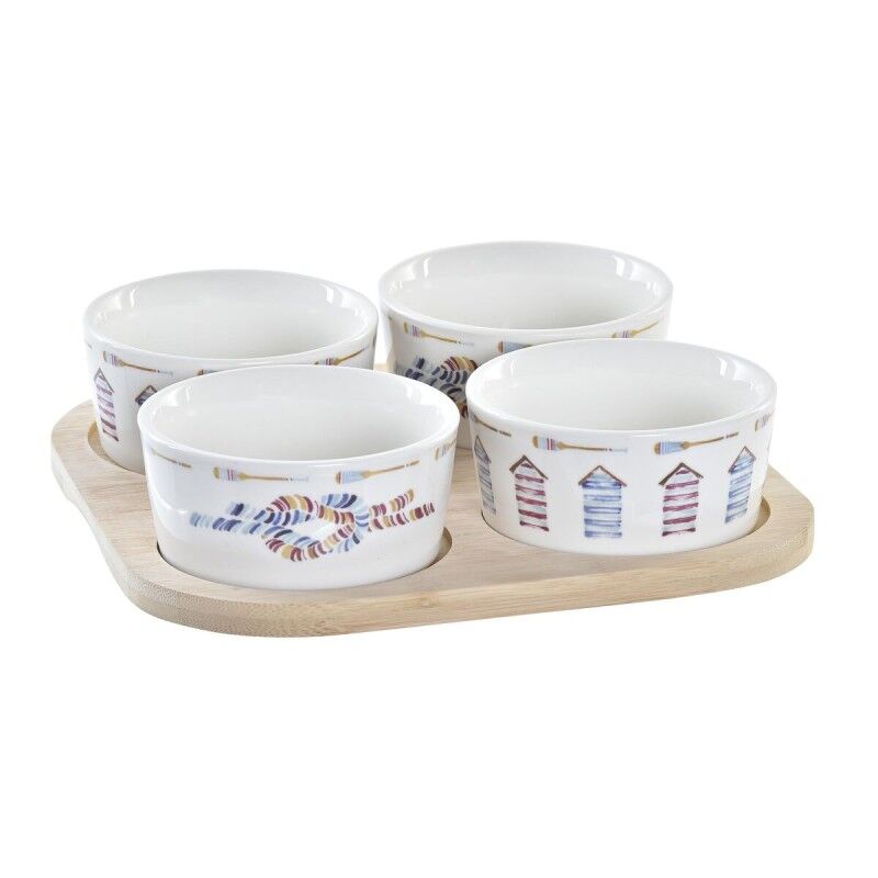 Set da Aperitivo DKD Home Decor Azzurro Naturale Bambù Gres Mediterraneo 19,7 x 19,7 x 1 cm (5 pcs) Set da Aperitivo DKD Home Decor Azzurro Naturale Bambù Gres Mediterraneo 19,7 x 19,7 x 1 cm (5 pcs)