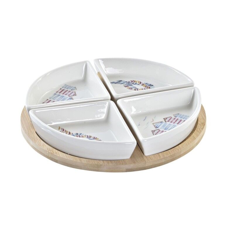 Set da Aperitivo DKD Home Decor Azzurro Naturale Bambù Gres Mediterraneo 21,5 x 21,5 x 1 cm (5 pcs) Set da Aperitivo DKD Home Decor Azzurro Naturale Bambù Gres Mediterraneo 21,5 x 21,5 x 1 cm (5 pcs)