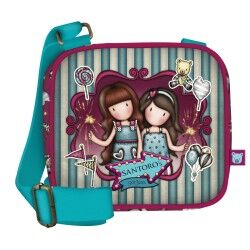 Borsa a Tracolla Gorjuss Fireworks Rosso Granato (16.5 x 15 x 6.5 cm)