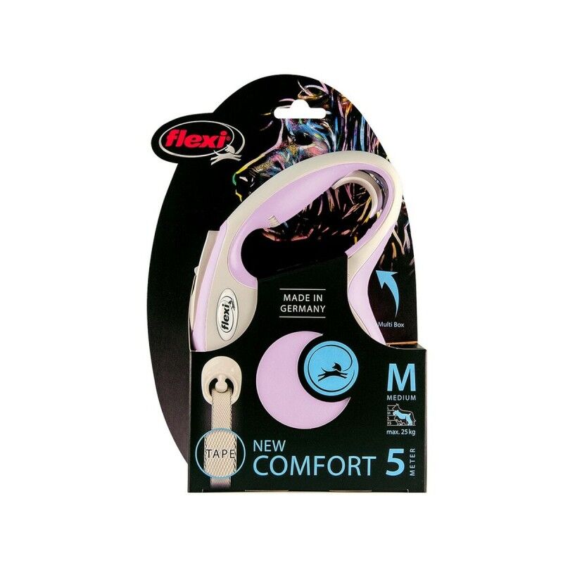 Guinzaglio per Cani Flexi New Comfort Rosa Taglia XS (3 m) Guinzaglio per Cani Flexi New Comfort Rosa Taglia XS (3 m)