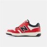 Scarpe Sportive per Bambini New Balance 480 HOOK LOOP Bianco Rosso Pomodoro