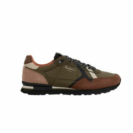 Scarpe da Tennis Casual Uomo Pepe Jeans Brit Road Marrone