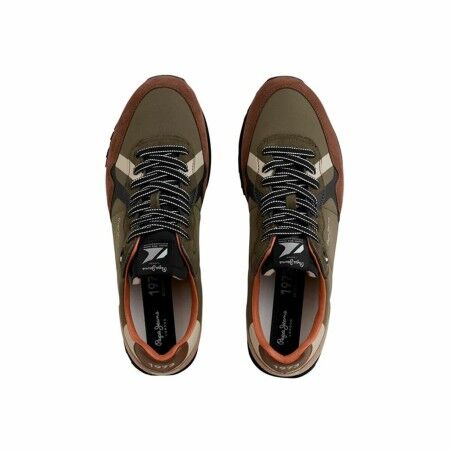 Scarpe da Tennis Casual Uomo Pepe Jeans Brit Road Marrone