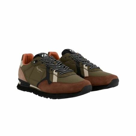 Scarpe da Tennis Casual Uomo Pepe Jeans Brit Road Marrone