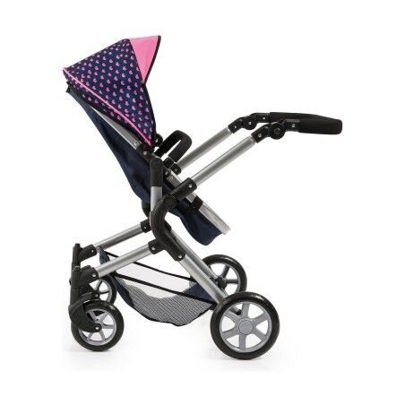 Carrozzina per Bambole Reig Combi Neo Pro Blu Marino 63 cm