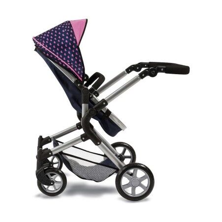 Carrozzina per Bambole Reig Combi Neo Pro Blu Marino 63 cm