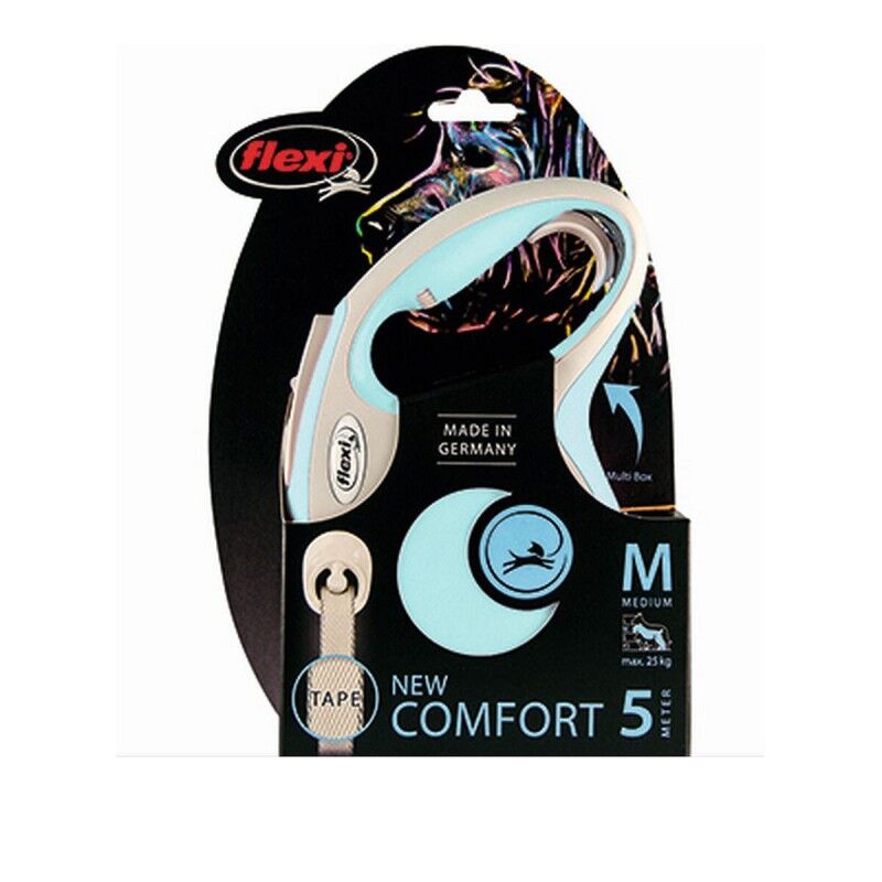 Guinzaglio per Cani Flexi New Comfort M Azzurro (5 m) Guinzaglio per Cani Flexi New Comfort M Azzurro (5 m)
