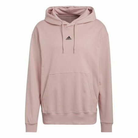 Felpa con Cappuccio Uomo Adidas Essentials Rosa