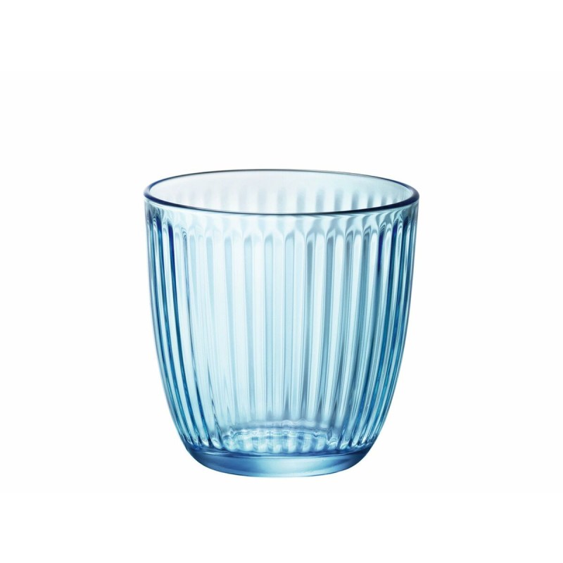 Set di Bicchieri Bormioli Rocco Line Azzurro Vetro 290 ml Set di Bicchieri Bormioli Rocco Line Azzurro Vetro 290 ml