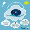 Guinzaglio da addestramento Coachi Azzurro Allenamento