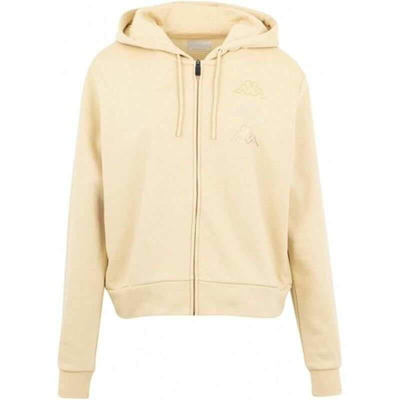 Felpa con Cappuccio Unisex Kappa Kaimi Beige Felpa con Cappuccio Unisex Kappa Kaimi Beige