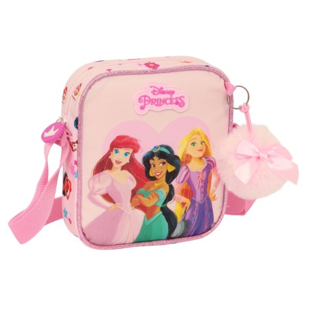 Borsa a Tracolla Disney Princess Summer adventures Rosa 16 x 18 x 4 cm