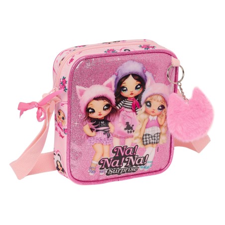 Borsa a Tracolla Na!Na!Na! Surprise Fabulous Rosa 16 x 18 x 4 cm