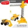 Veicoli di Costruzione Colorbaby 31 x 41 x 9,5 cm (4 Unità) 3 Pezzi