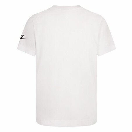 Maglia a Maniche Corte per Bambini Nike Sport Splash  Bianco
