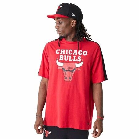 Maglia a Maniche Corte Uomo New Era NBA Rosso