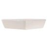 Vassoio per aperitivi DKD Home Decor 21,5 x 21,5 x 1 cm Beige Bianco Gres Tradizionale