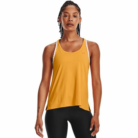 Canotta Donna Under Armour Knockout Senape