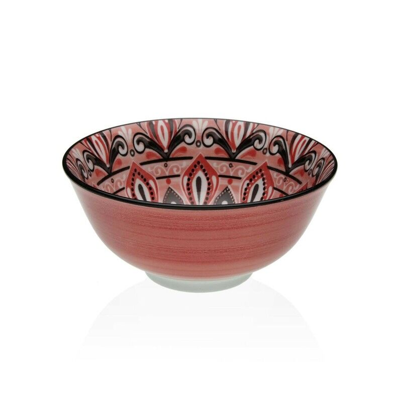 Ciotola per Aperitivi Versa Rosso Ceramica Porcellana 15,5 x 7 x 15,5 cm Ciotola per Aperitivi Versa Rosso Ceramica Porcellana 15,5 x 7 x 15,5 cm
