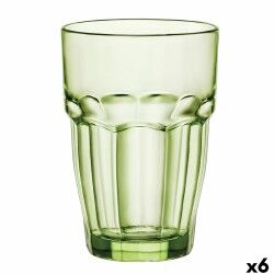 Bicchiere Bormioli Rocco Rock Bar Verde Vetro 370 ml (6 Unità)