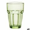 Bicchiere Bormioli Rocco Rock Bar Verde Vetro 370 ml (6 Unità)