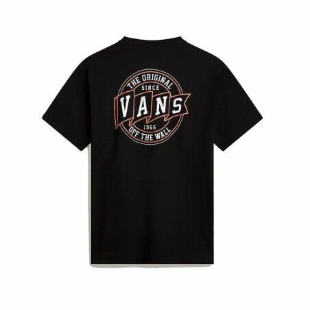 Maglia a Maniche Corte Uomo Vans Og Pennant Ss Crew Nero