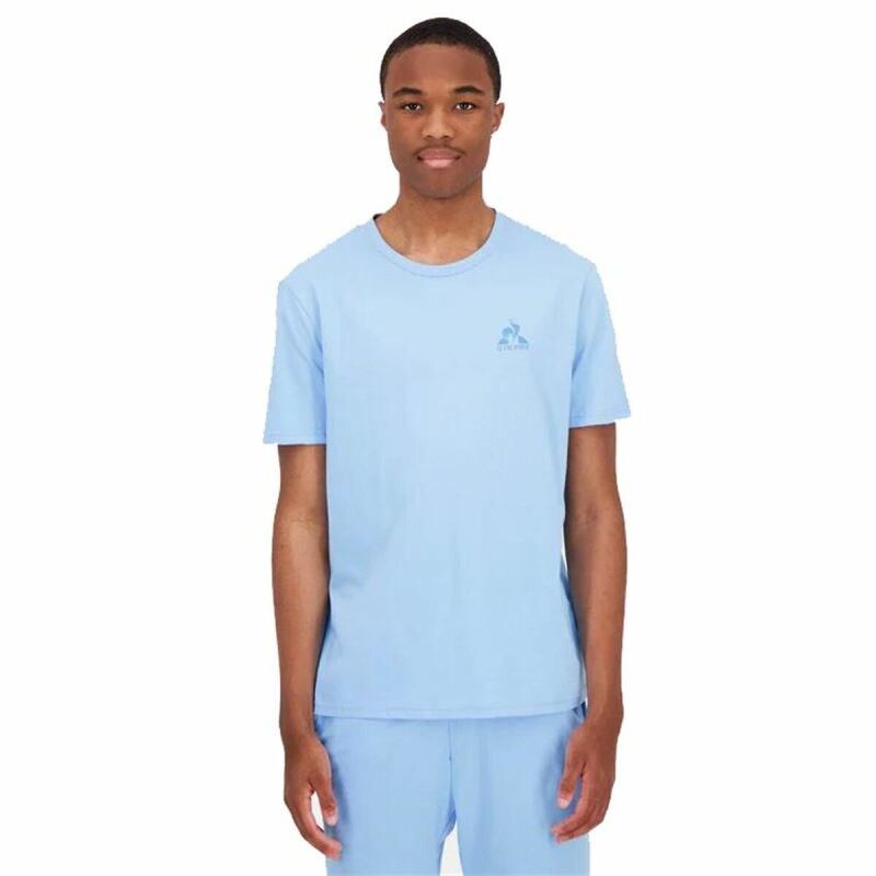 Maglia a Maniche Corte Uomo Le coq sportif Monochrome N°3 Acquamarina Maglia a Maniche Corte Uomo Le coq sportif Monochrome N°3 Acquamarina