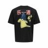 Maglia a Maniche Corte Uomo Only & Sons Onslooney Rlx Nero