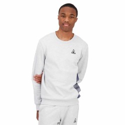 Felpa senza Cappuccio Uomo Le coq sportif Heritage N°1 Grigio