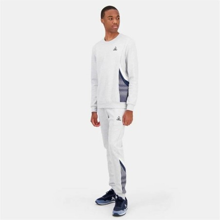 Felpa senza Cappuccio Uomo Le coq sportif Heritage N°1 Grigio