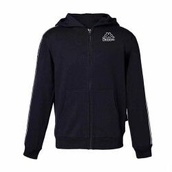Felpa con Cappuccio Bambino Kappa 8031F0036 Nero