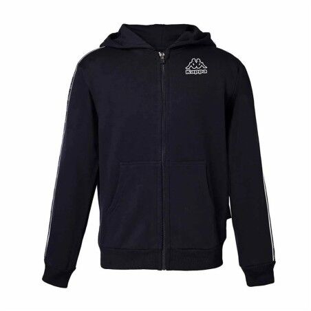 Felpa con Cappuccio Bambino Kappa 8031F0036 Nero