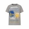Maglia a Maniche Corte per Bambini Name It mjyg Nba Box Ous Grigio chiaro